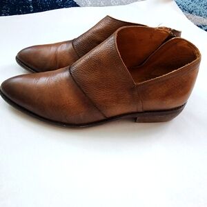 Veracruz Ankle Booties Size 38 Women's Leather Shoes Brown Made In Spain Western